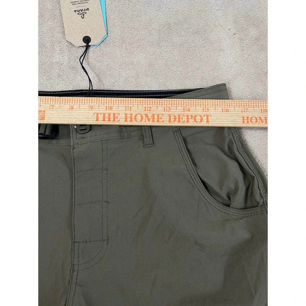 Prana Stretch Zion Pant II Men's 31x32 Green Hiking Cargo Pants 1969791 $95 NEW